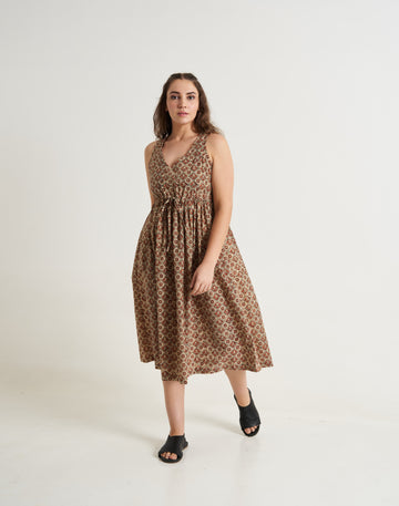 Block printed midi dress, women's fall wedding guest dresses, women fall dresses, dresses for women fall, women's fall dresses