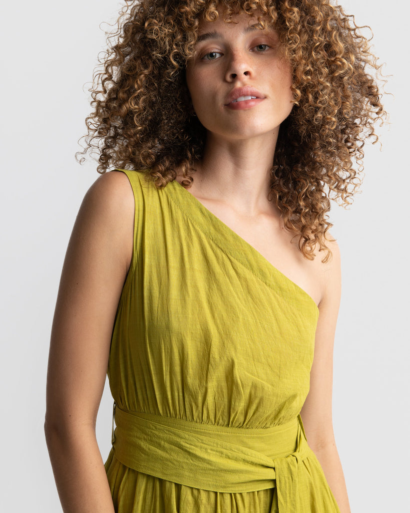 Juniper one-shoulder dress, sustainable women's clothing, sustainable women's fashion, organic clothing, organic cotton ladies clothing, cotton com clothing, cotton dress clothes, organic women's clothing, women's cotton clothing brands, minimal clothing brands, minimalist clothing shop