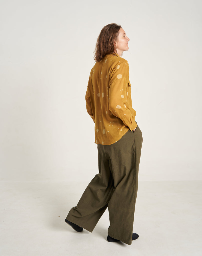 Buy Summer Army Extra Long Green Pant for Women